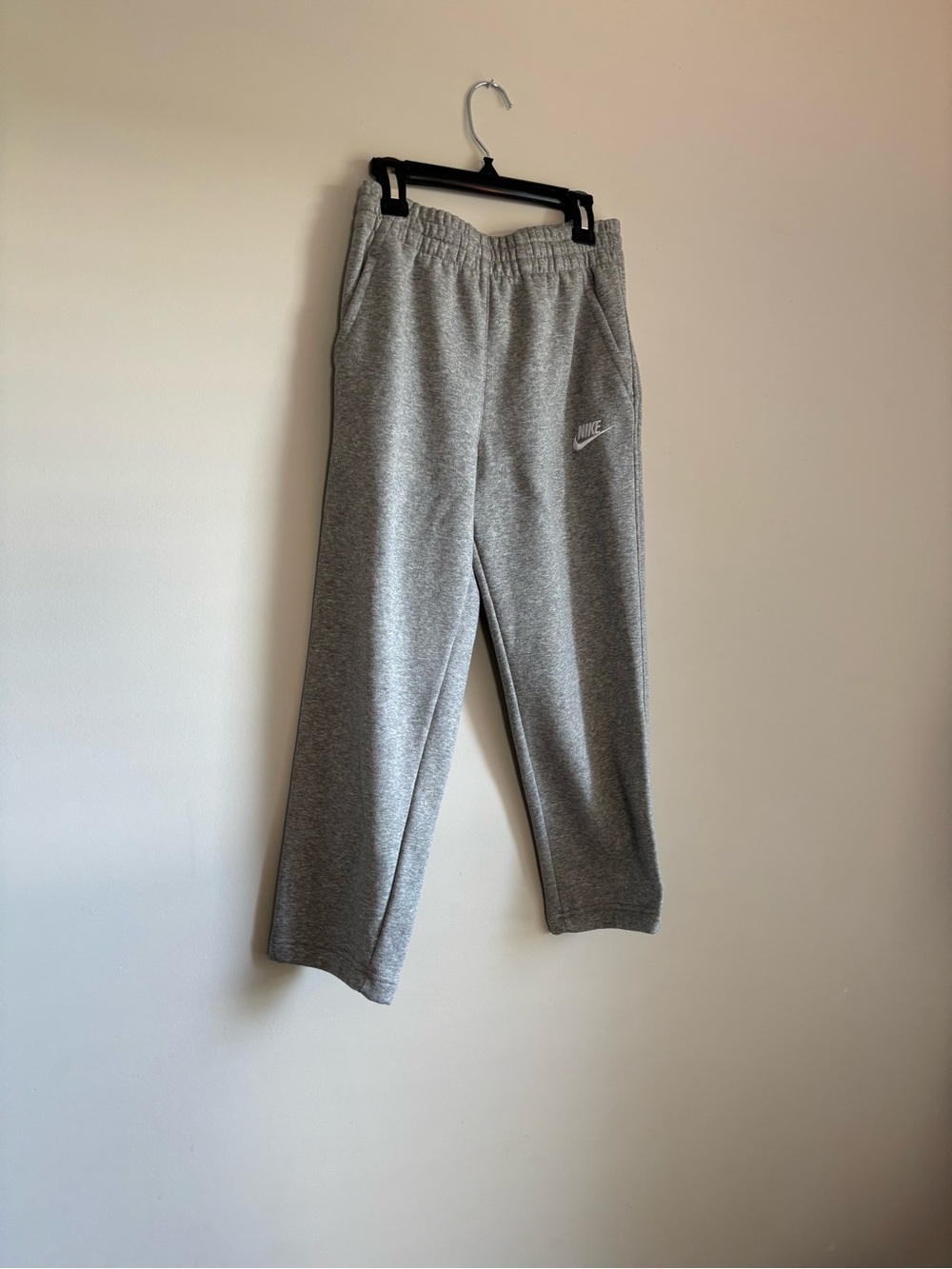 NWT- Nike Boys/ Kids' Grey Fleece Sweatpants